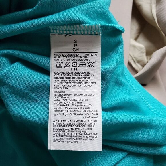 Old Navy Muscle Shirt Tank Top Women's Size Small Teal NWT - Picture 6 of 6